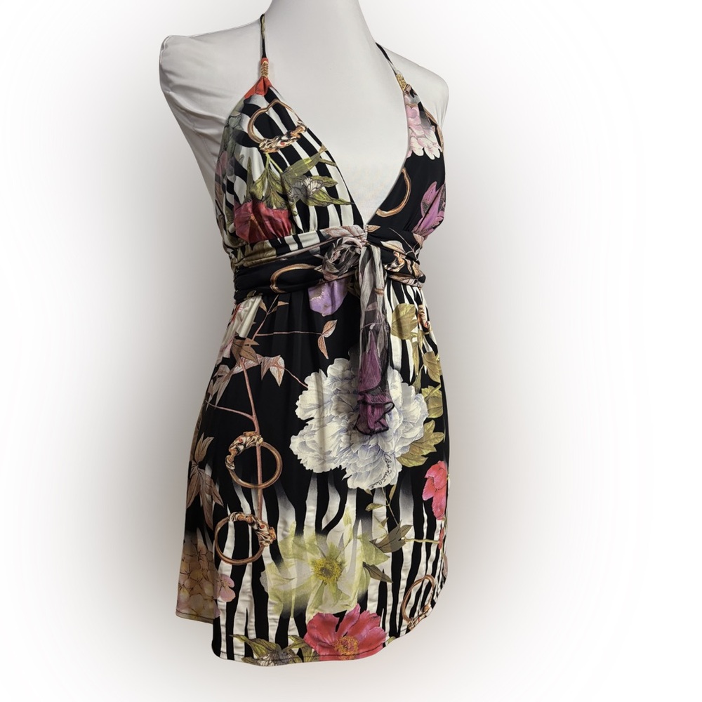 Roberto Cavalli Class Vintage Halter Tunic